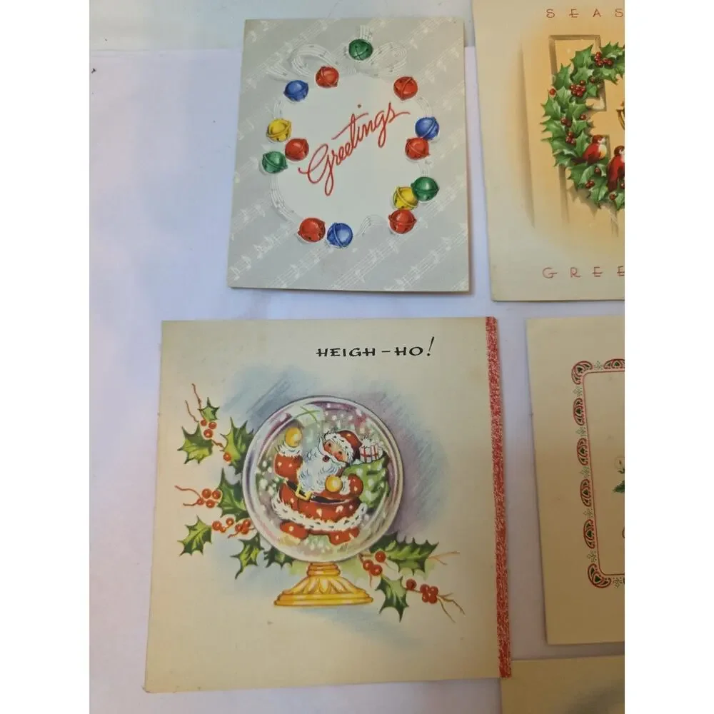 Lot Of 20 Vintage Christmas Cards Used Norcross Hallmark
